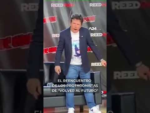 🎬EL EMOTIVO ENCUENTRO DE LOS PROTAGONISTAS DE "VOLVER AL FUTURO"