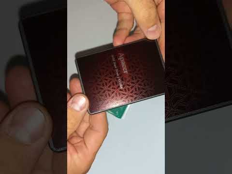 ASMR Unpacking the SSD APACER AS350x 128Gb