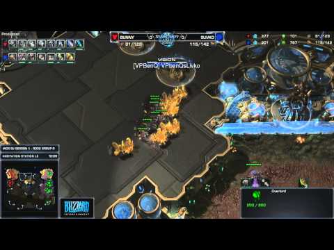 Bunny vs Slivko Starcraft 2 WCS Europe Premiere RO32 2014 Season 1 Group A Set 4