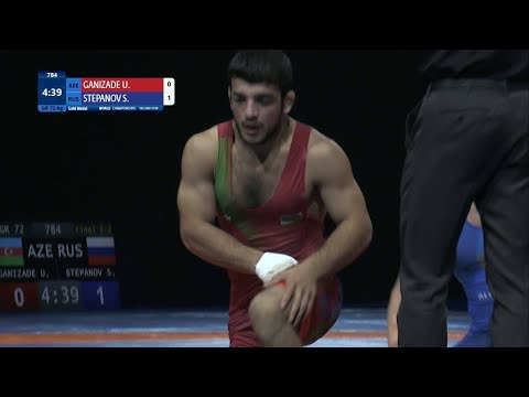 GOLD GR - 72 kg: U. GANIZADE (AZE) v. S. STEPANOV (RUS)