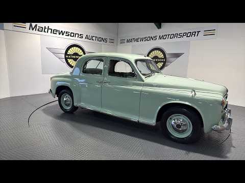 1958 ROVER 105 | Mathewsons Classic Cars | Auction: 11, 12, 13 March 2026
