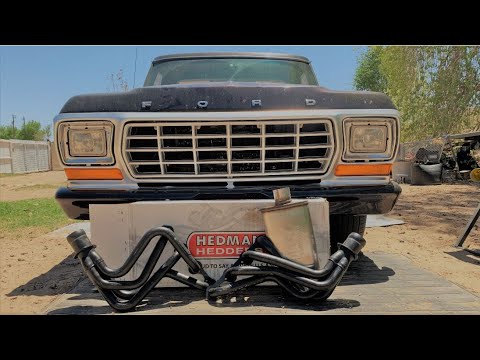 Headers and Dual 3 Inch Exhaust on the F100 (Equal Length)