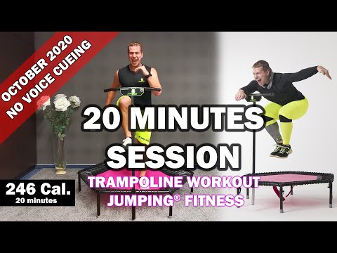 20 minutes trampoline session October 2020 - Jumping® Fitness [NO VOICE CUEING - CLEAR MUSIC]