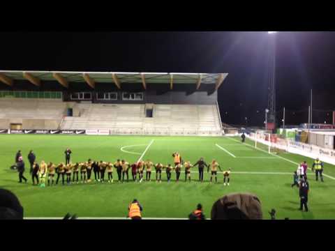 BP firar avancemanget till Superettan med fansen