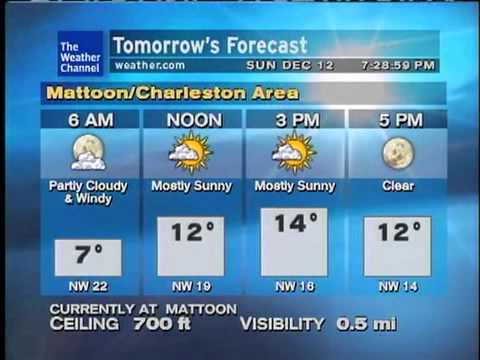 WeatherSTAR XL 12/12/2010 728PM - Blowing Snow