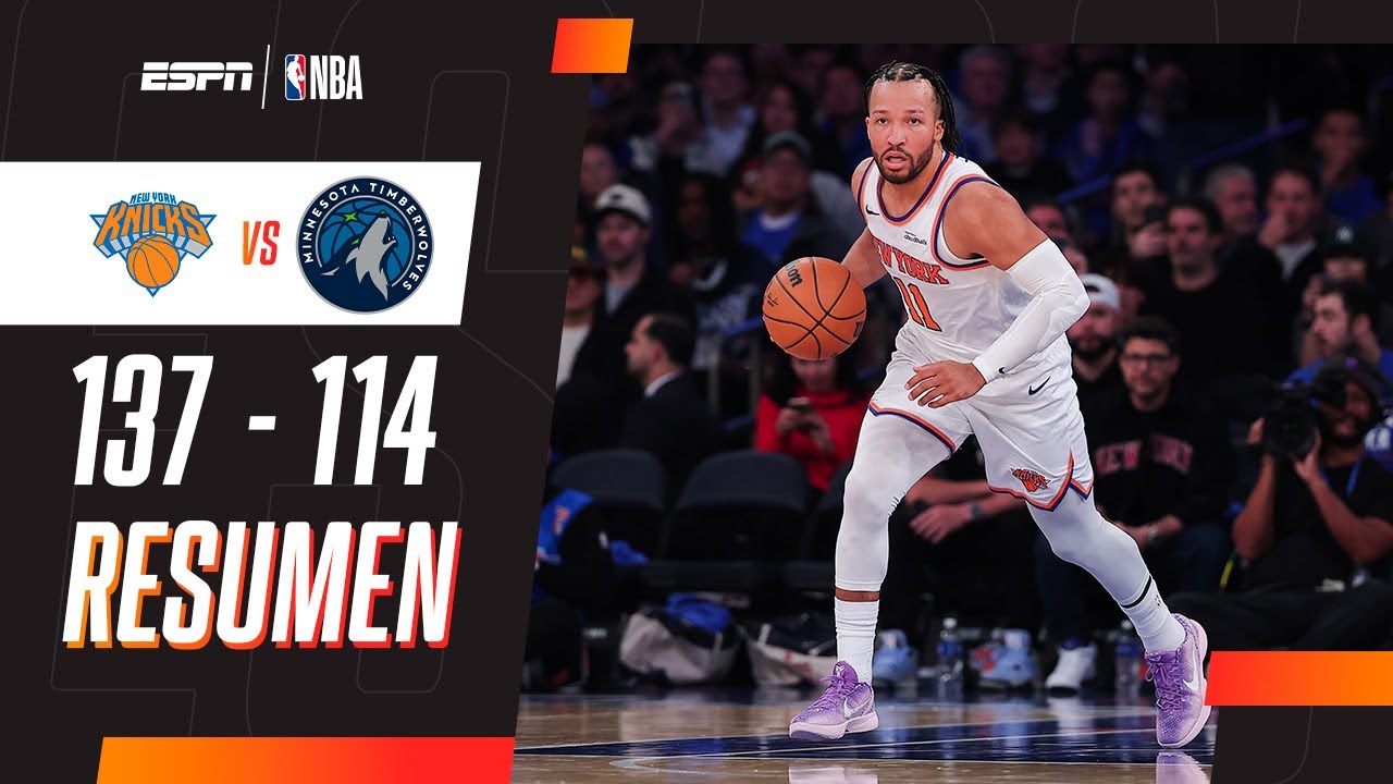 LA DUPLA BRUNSON-BRIDGES ESTUVO INTRATABLE Y LOS KNICKS FESTEJARON ANTE LOS TIMBERWOLVES | RESUMEN