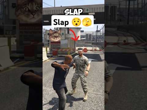 If You Slap an Army NPC in GTA Games? #gta #gtaonline