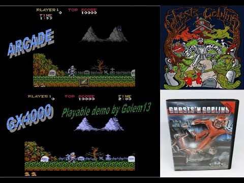 History of Ghosts 'n Goblins on the Amstrad (CPC TO GX4000)