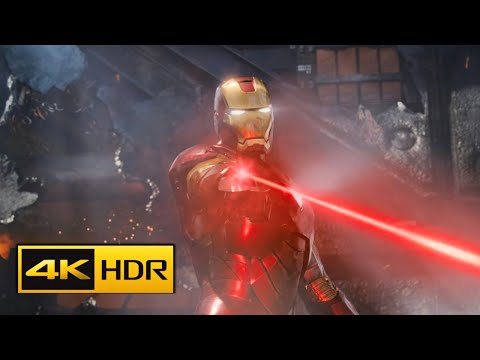 The Avengers (2012) | Repairing the Helicarrier scene in 4k HDR