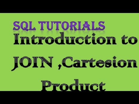 SQL Tutorial 13 Introduction to JOIN cartesian product