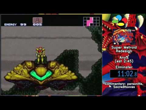 SNES Super Stars 2017 [130] - Super Metroid Redesign (Any%) by Elminster