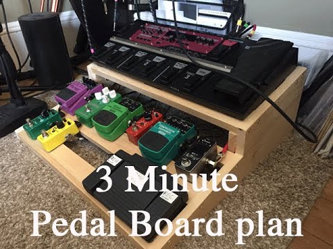 My Homemade Two Tiered Guitar Effects Pedalboard...