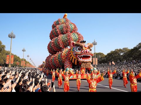 NONSTOP Beijing New Year Parade 2026 | Giant Dragon Dance & Drums (Ultra HD 4K)