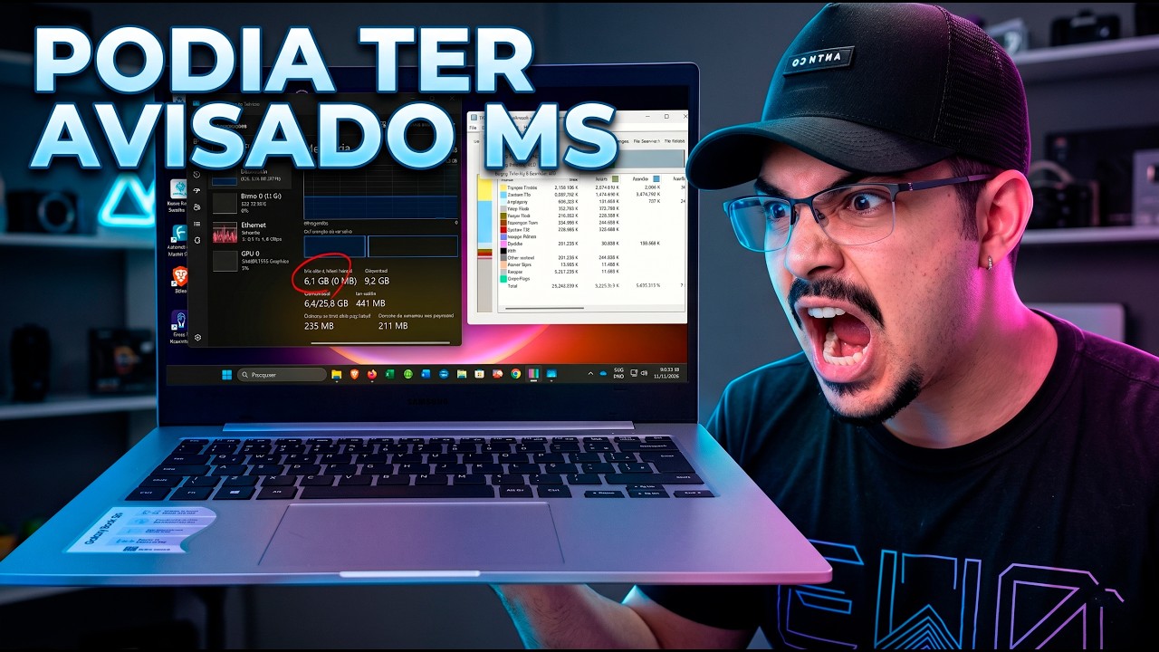 A MICROSOFT ESCONDEU ISSO! O Novo "Limpador de RAM" que Dobra a Performance do PC