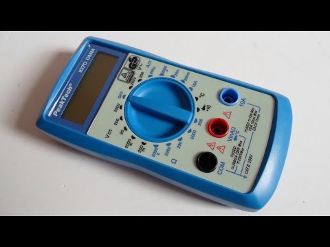 PeakTech 1070 Multimeter öffnen