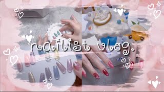 新しいジェルを買ったネイリストの日常vlog🪿👒
