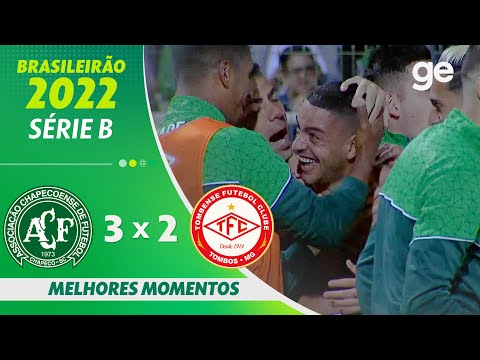 Gols e lances de Chapecoense x Tombense