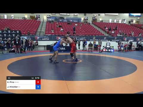 88 Lbs Final - Kevin Pine, Grays Harbor Wrestling Club Vs Jason Mitchler, Colorado 961f