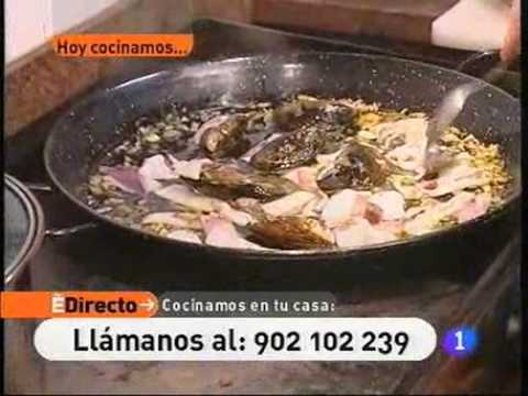 Receta de Paella de pollo y marisco   ED