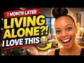 Living Alone for the First Time in 20 Years… 1 Month Later & I Didn’t Expect This 🥺🏡 | My New Season