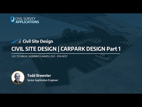 Webinar | Civil Site Design - Car Park Design (Part 1)