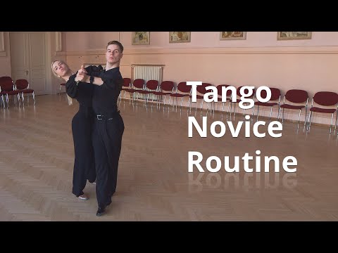 Tango (Novice Level) Choreography - Natural Twist Turn, Closed Promenade with Tap Ball Change