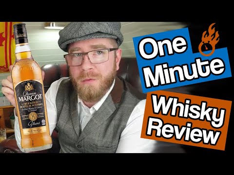 Queen Margot 8 Year Old Blended Whisky. Best whisky fake news furore. One Minute Whisky Review