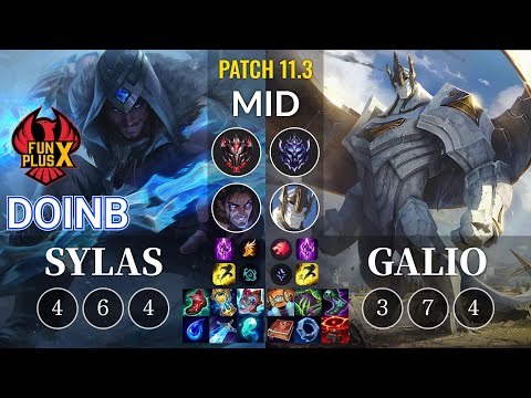 FPX Doinb Sylas vs Galio Mid - KR Patch 11.3
