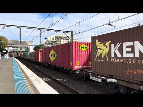 NR76 / LDP001 - 7SB1 passing West ryde -  29/06/23
