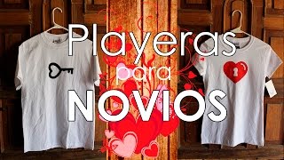 DIY: Playeras para novios. (Estampado Casero) | Tonaiuh Abarca