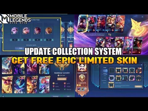UPDATE COLLECTION SYSTEM | GET FREE EPIC LIMITED SKIN, AVATAR BORDER, LOADING SCREEN, TITTLE -MLBB