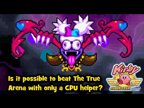Is It Possible To Beat Kirby Super Star Ultra's True Arena With Only A CPU Helper?