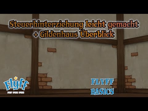 Flyff BASICS - Steuerhinterziehung leicht gemacht + Gildenhaus Überblick