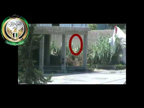 استهداف قناصي كتيبة شهداء الصالحية التابعة للواء الأول قوات النظام قرب الوحدات الخاصة في حي القابون في مدينة دمشق