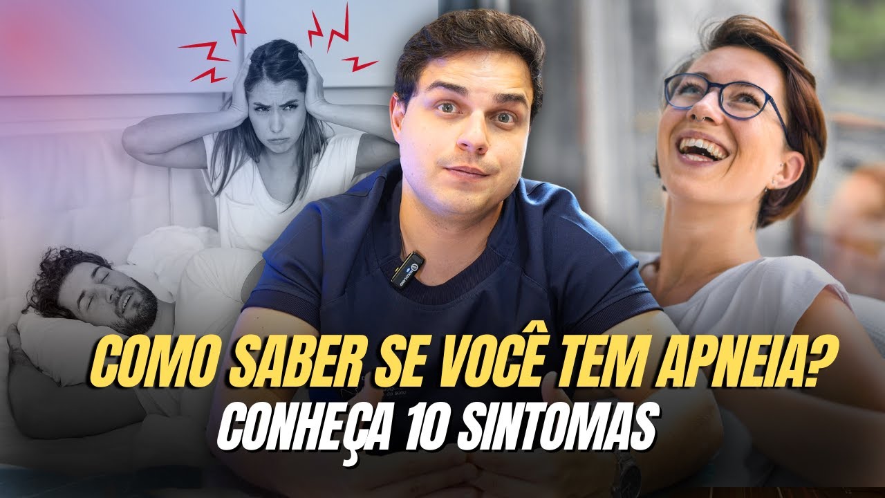 COMO ACONTECE O RONCO e a apneia obstrutiva do sono: Descubra 10 SINTOMAS | Dr. Guilherme Brassanini