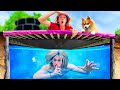 Wir Bauen Einen GEHEIMEN TRAMPOLIN POOL Unter Der ERDE