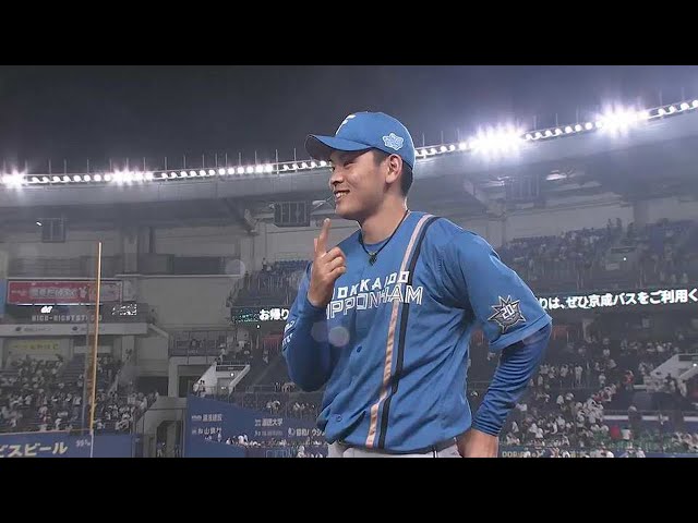 ファイターズ・野村佑希選手ヒーローインタビュー 6月23日 千葉ロッテマリーンズ 対 北海道日本ハムファイターズ