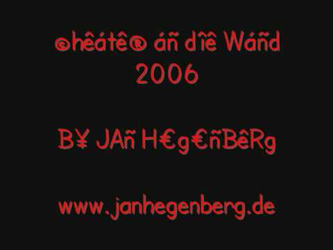 Cheater an die Wand Jan Hegenberg