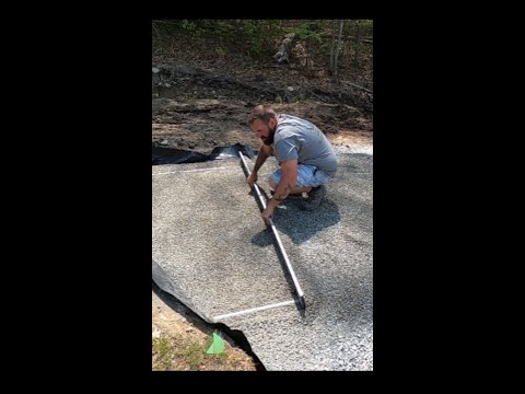 Estrich für eine gepflasterte Terrasse | #Pflastersteine ​​#Terrasse #Estrich #Beton