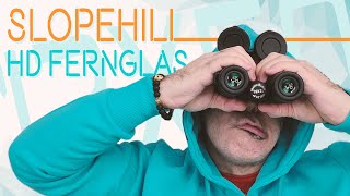 Slopehill HD Fernglas 12x50 (12x42) | Wunderbar zum Spannen von Vögeln | Unboxing u. Durchgucking