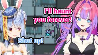 Vivi Haunting Pekora and Couldn't Stop Yapping in Hololive Among Us Collab!