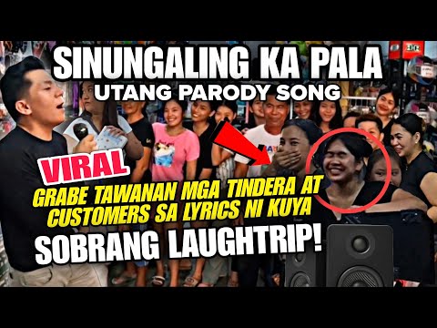 Sinungaling Ka Pala (Utang Parody Song) Grabe tawanan ng mga tindera at customers😅