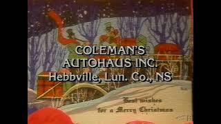 Merry Christmas from Halifax Equipment Sales and Others 1989 (Halifax, Nova Scotia)