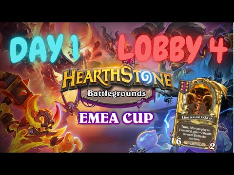 EMEA BATTLEGROUNDS CUP. DAY 1. LOBBY 4.