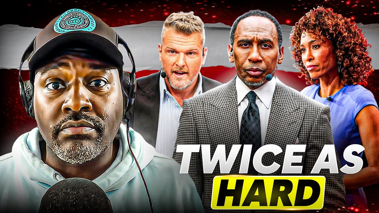 “Black Men Have To Work Twice As Hard”😳Sage Steele PRESSES Stephen A Smith Over Pat McAfee’s Salary