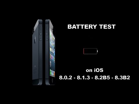 iOS 8 Battery test. (iOS 8.0.2 - 8.1.3 - 8.2 Beta 2 - 8.3 Beta 2 tested)
