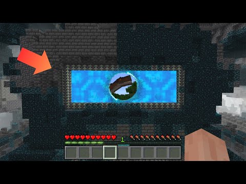 HO SCOPERTO COSA C'È DIETRO IL PORTALE DEL DEEP DARK - MINECRAFT ITA
