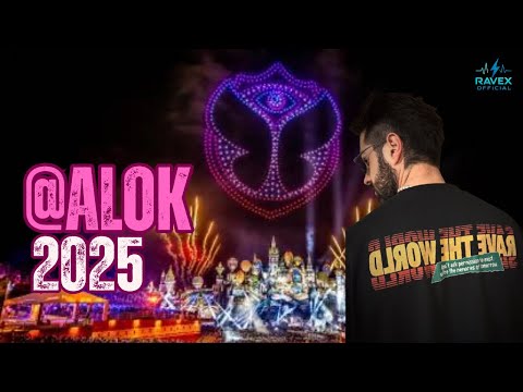 RaveXOfficial 2025 | Part 1 : RAVE THE WORLD @alok At tomorrowland Brazil 🔥