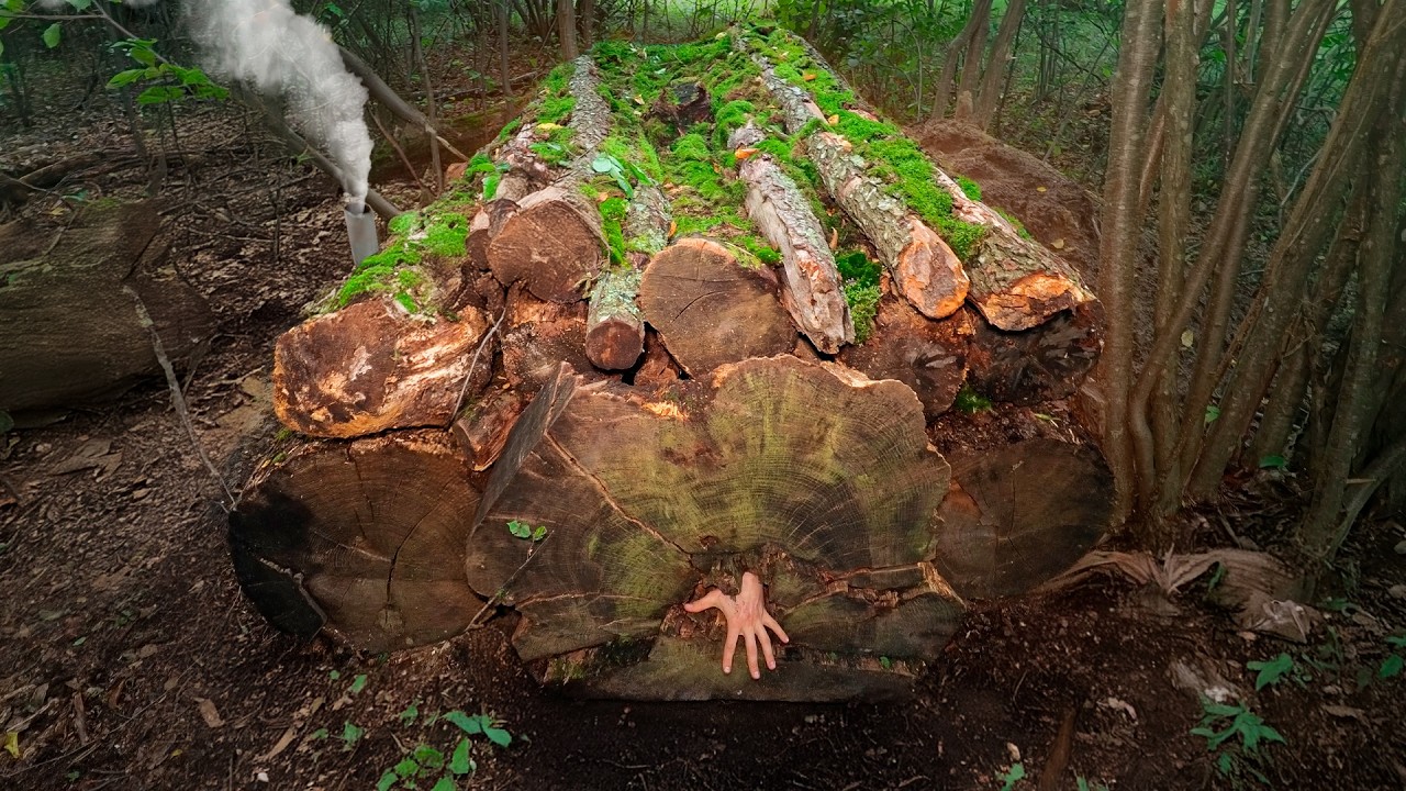 My Most Hidden Bushcraft Shelters | Full Movie