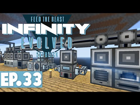 FTB INFINITY EVOLVED SKYBLOCK - ME P2P TUNNELS & AUTOCRAFTING! #33 [Modded FTB Skyblock]
